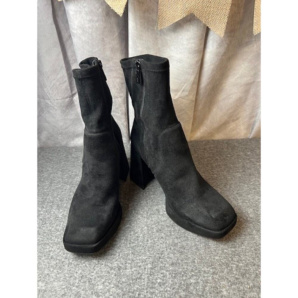 Kenneth Cole New York Womens Bri Stretch Boot Black Mid-Calf Boots Size 8.5 - Picture 5 of 10